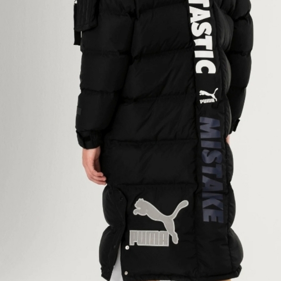 PUMA x ADER ERROR Hooded Button-Up Unisex Padded Down Coat - Picture 5 of 10